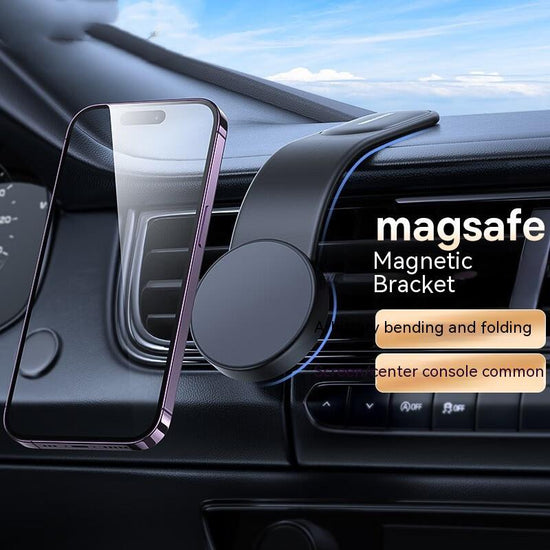 Flexible Magnetic Car Phone Holder – Bendable MagSafe-Compatible Mount